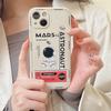 For iPhone 13 6.1 inch Mars Astronaut Pattern Soft TPU Phone Case Precise Cutout Protective Cover