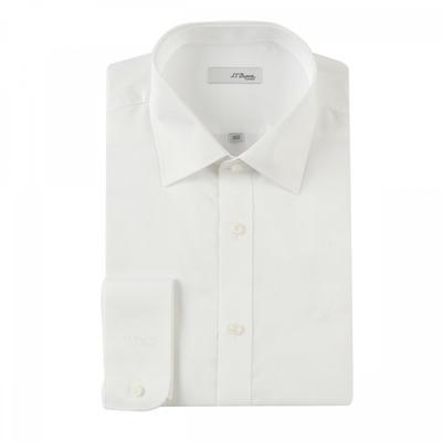 Camisa Manga Longa Algodão Misturado Corte Slim Se4fm21ls361swh