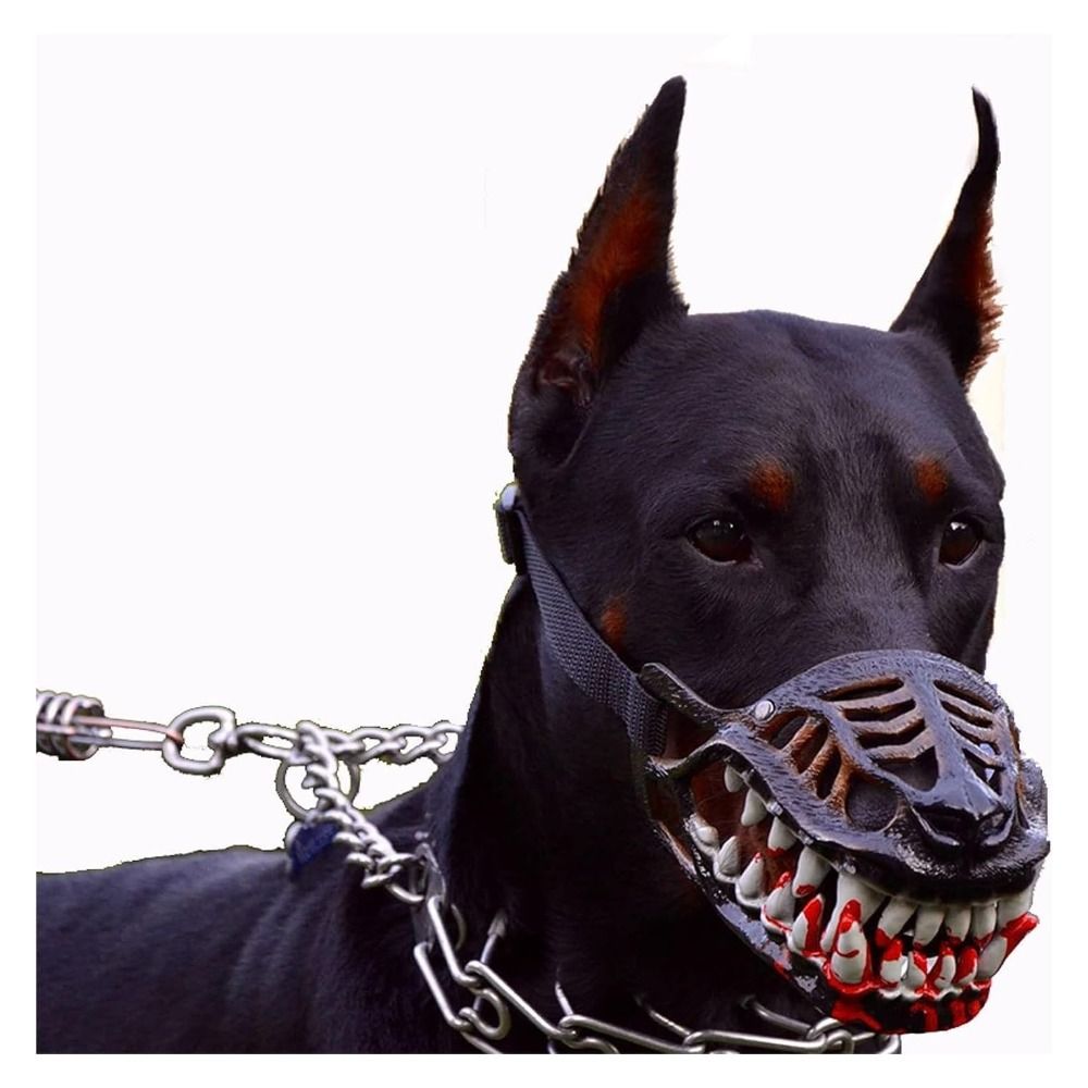 Lifelike Scary Dog Muzzle Flexible Dog Muzzle Spooky Teeth Dogs Mask Photo Shoot Haunted House
