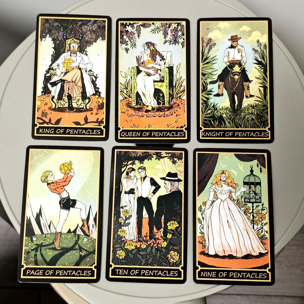 Fantasy Night Theater Tarot 78 Pcs Cartoon Tarot Cards Based on RWS 10.3*6cm