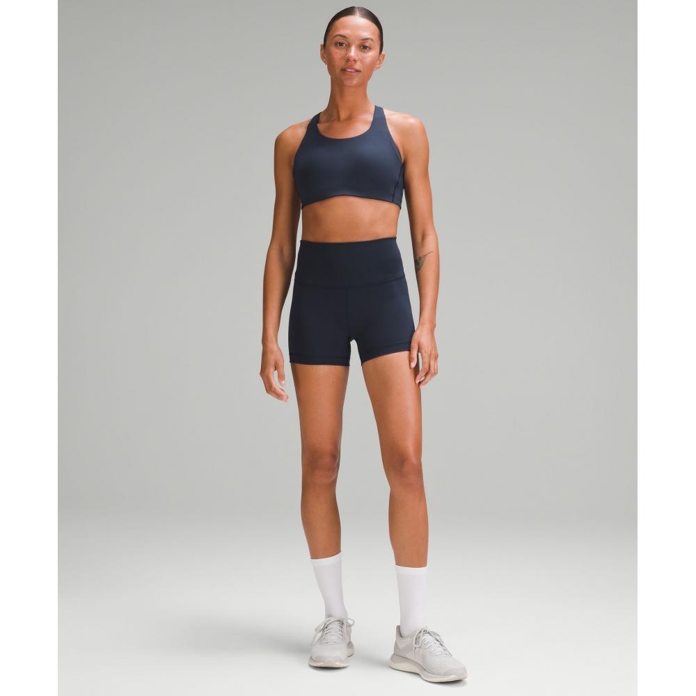 Lululemon Wunder Train High Rise Short 4  True Navy