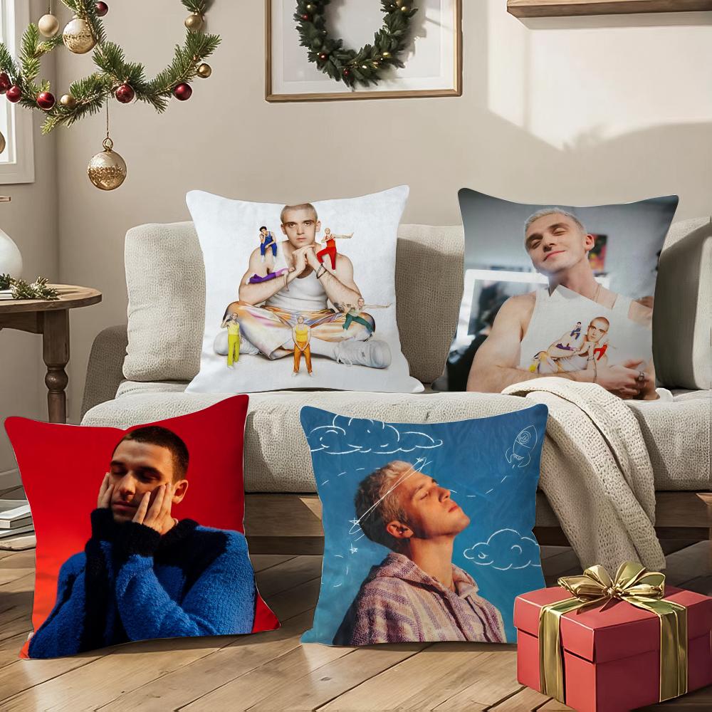 Hot Chill Singer Music L-Lauv Pillow Case Sofa Living Room Bedroom Headboard Backrest Cushion Square Cushion
