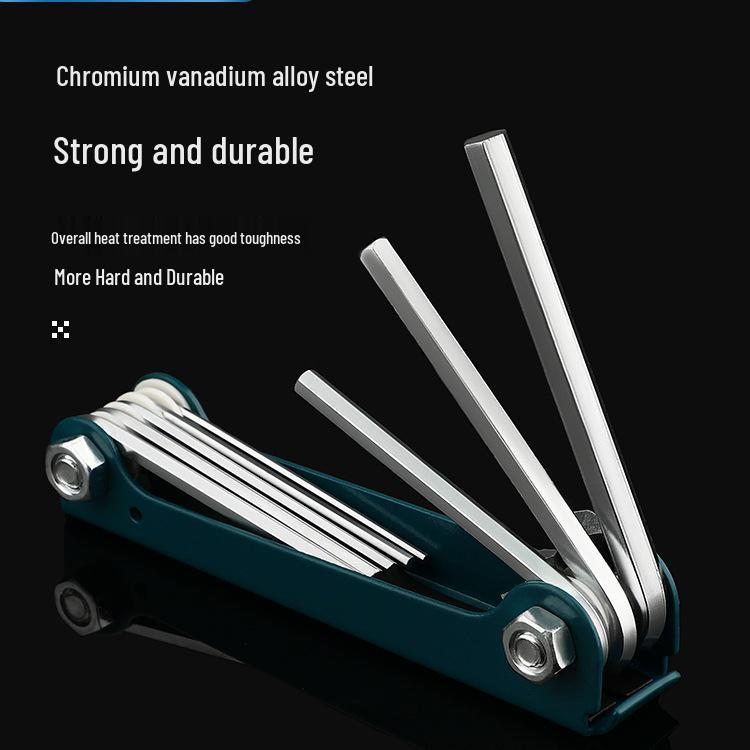 Foldable Hex Key Set: Metric, Imperial & Torx Screwdrivers