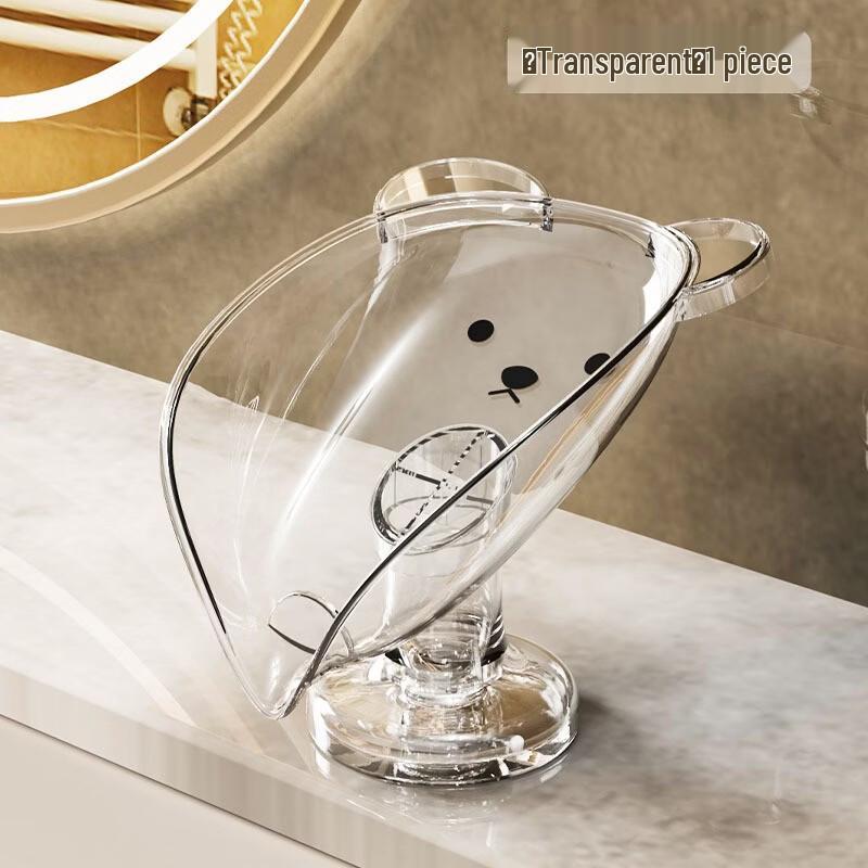 

YIXI Transparent Adhesive Wall Mount Soap Holder