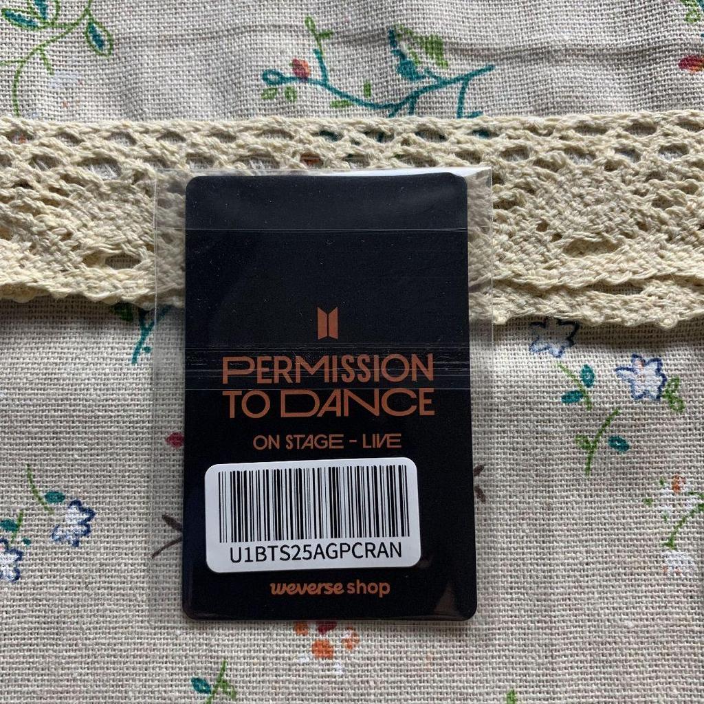 [USED] BTS Jungkook P.t.d STAGE-SEOUL GLOBAL Purchase Trading Card