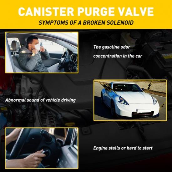 Fits Ford Escape Fusion Mariner Milan Vapor Canister EVAP Purge Solenoid Valve