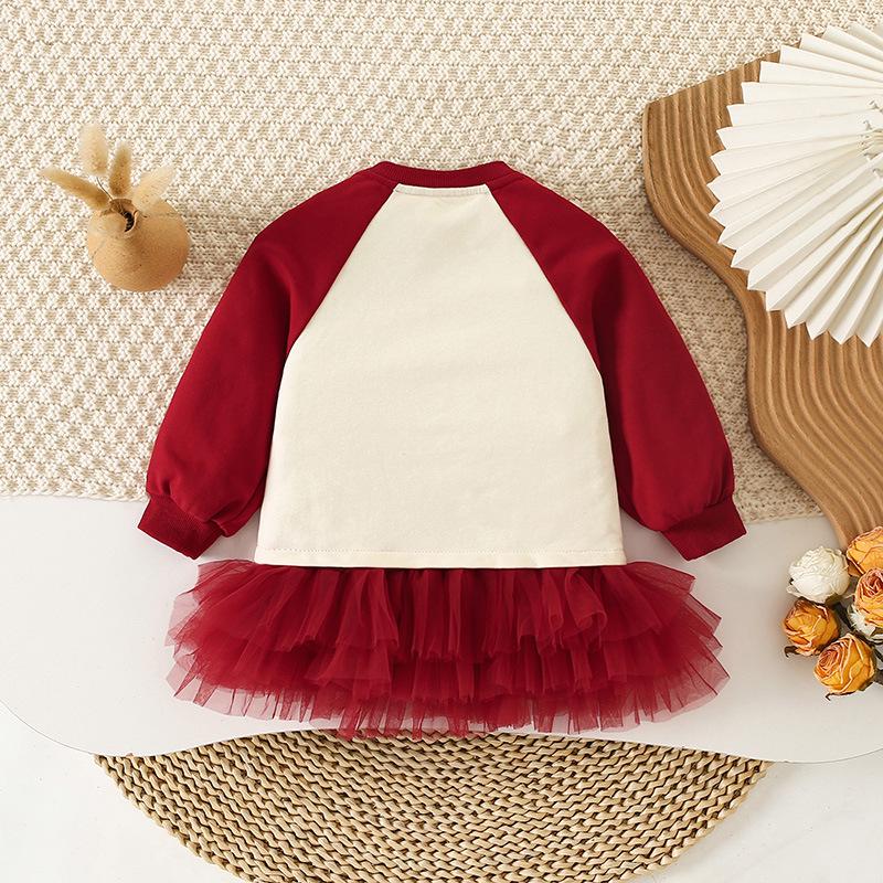 Autumn & Winter Kids' Dress: Girls' Birthday Party Princess Fairy Skirt