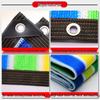 Rainbow Sunshade Net: Outdoor Balcony Rooftop Heat Insulating, Thickened & Encrypted with Edged and Punched Carport Sunscreen.