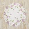Table Decoration and Accessories Flower Embroidery Table Place Mat Cloth Coaster Wedding Christmas Party Dining Placemat Kitchen