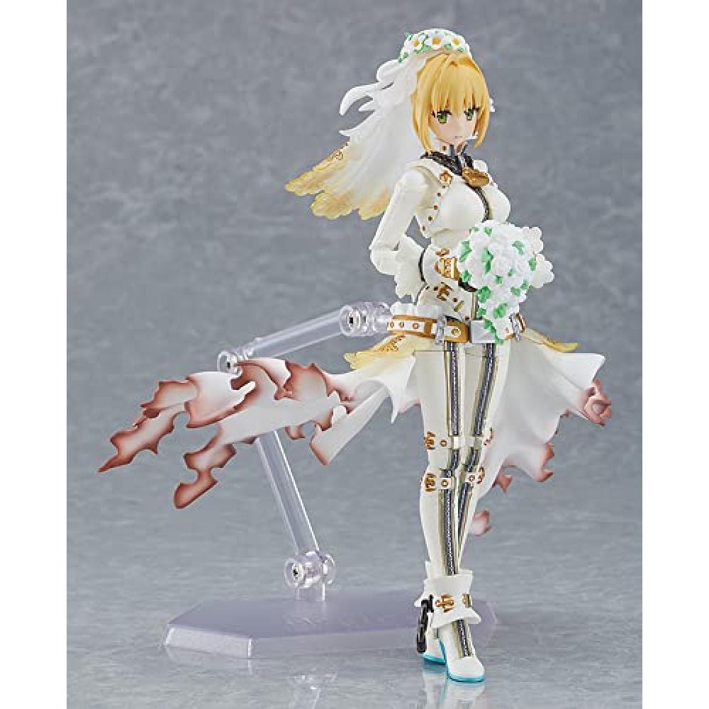 Figma FateGrand Order SaberNero Claudius [Mireasă] Figurină mobilă pictată din plastic fără scară