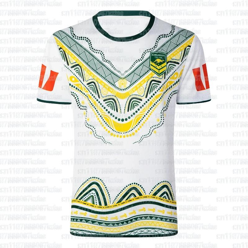T-shirt da Rugby Estiva 2026 per Genitori e Figli Australiani, Top Casual Traspirante, Maglietta Neutra Sportiva ad Asciugatura Rapida