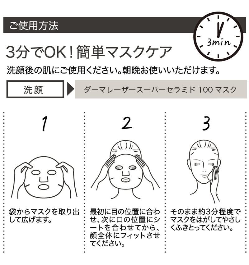 Kvalita 1. Derma Laser Super Ceramid 100 Maska 7 kusů