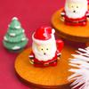 10 Set Resin Santa Claus Coffee Cup Pretend Play Toys Crafts DIY Miniature Christmas Water Cup Cute