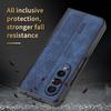 3D Embossing Case for Samsung Galaxy Z Fold 7 6 5 4 3 Z Fold7 5G Cover Soft Matte Leather Full Camera Protect Shell Fundas Coque