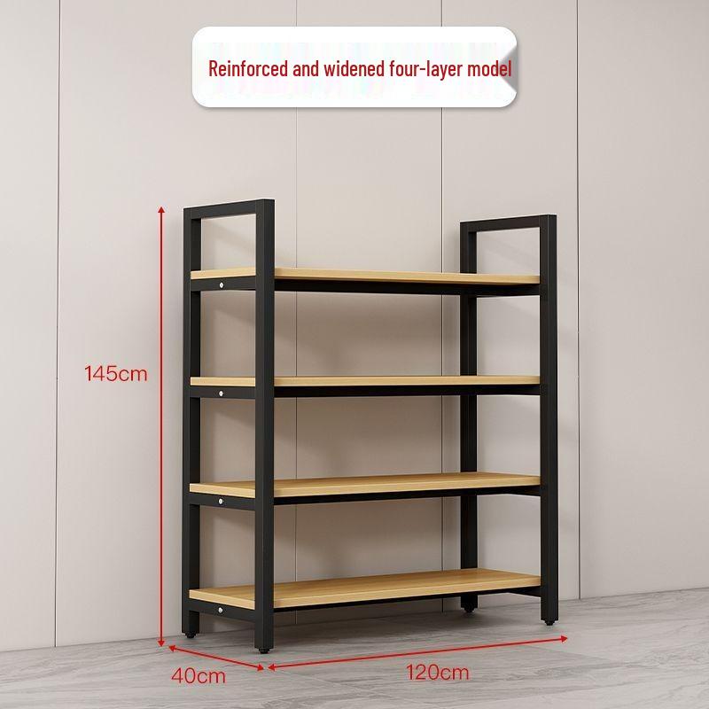Multilayer Floor Standing Bookshelf and Storage Rack