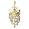 Boho Sun Moon Crystal Suncatcher, Hanging Garden Suncatchers, Sun Crystal Decoration for Window & Garden, Decorative Hanging Ornament