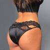 Satin Lace Sexy Women Underwear Low Waist Transparent Hollow Out Panties Breathable Soft Seamless Briefs Lingerie