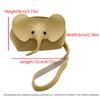 Pu Leather Elephant Money Bag Women Coin Purse With Key Ring Multifunctional Zipper Storage Bags Key Case