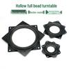3-12 Inch Universal Black Iron Rotating Base with Full Ball Bearings for Furniture, TV Cabinets, and Bookshelves