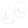1 Stück Kabelgebunden 3,5-mm-Stecker Führung Vorlesung Rede Headset-Mikrofon Tragbares Kopfmontiertes Headset-Mikrofon für Unterricht Besprechung