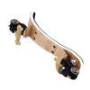 Violin Shoulder Rest Collapsible Height Adjustable Ergonomic Violin Shoulder Support for 1 2 Wood Grain