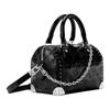 LOUIS VUITTON SpeedyTrunk Cow Leather One Shoulder Handbag 20 Women's Black M27921