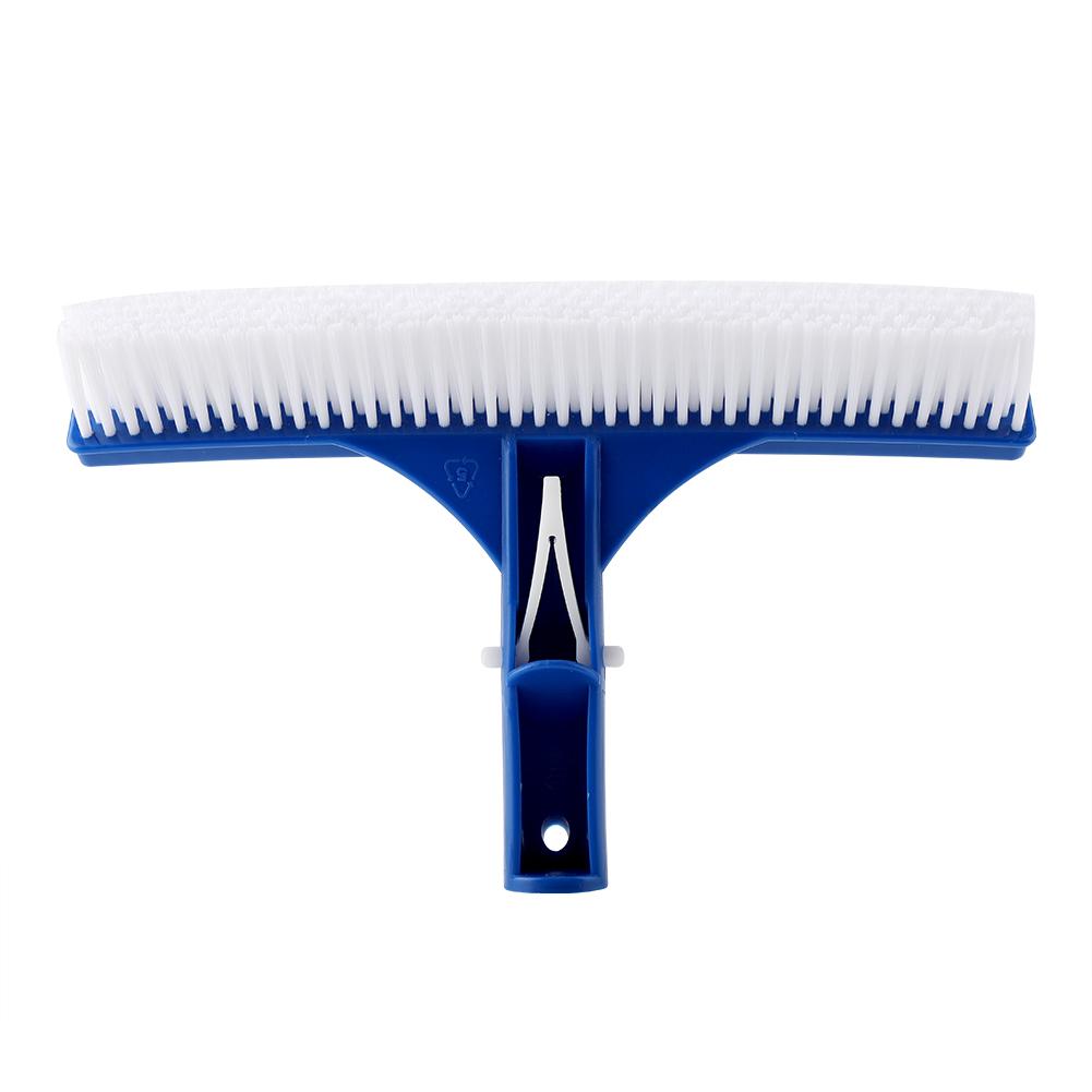10 Inch Plastic Pool Brush for Cleaning Dirty Moss, Quality Plastic Material, Lightweight and Great Corrosion Resistance, Elastic and Hard Hair