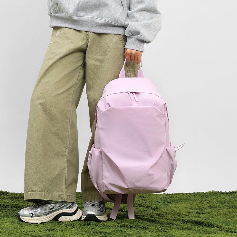 Schoolbag1011 New Large Capacity Couple Backpack Hiking Backpack Lightweight Nylon Trend Bag
