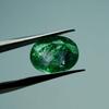 Natural Green Emerald Loose Gemstone 7 Ct Colombian Oval Cut for Jewelry Making and Gem Collections