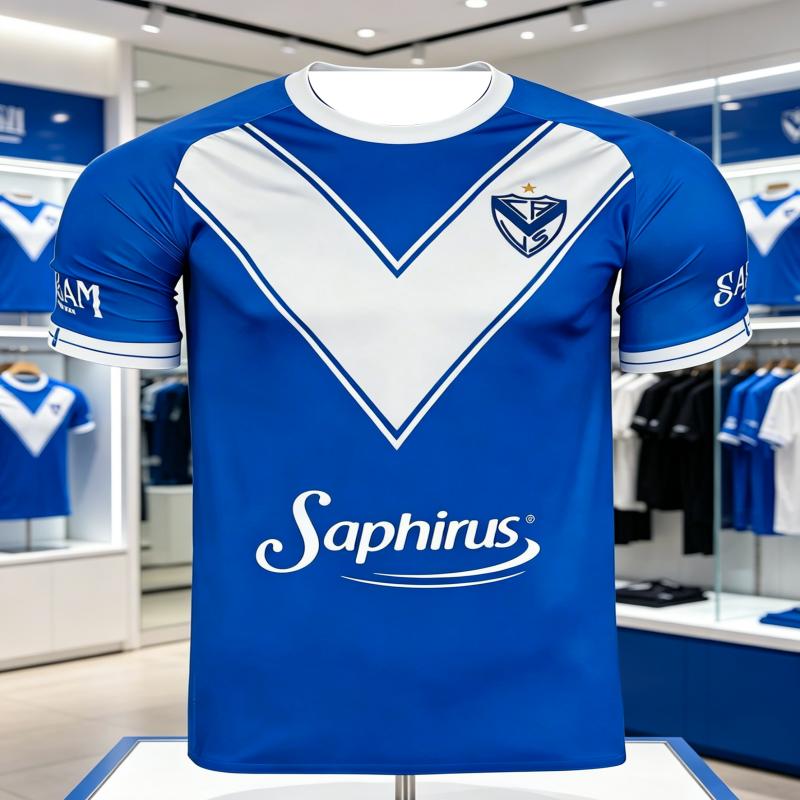 Le maillot extérieur 2026 V É Lez Sarsfield convient à toute la famille et aux enfants, est respirant et est un article indispensable pour la plage.