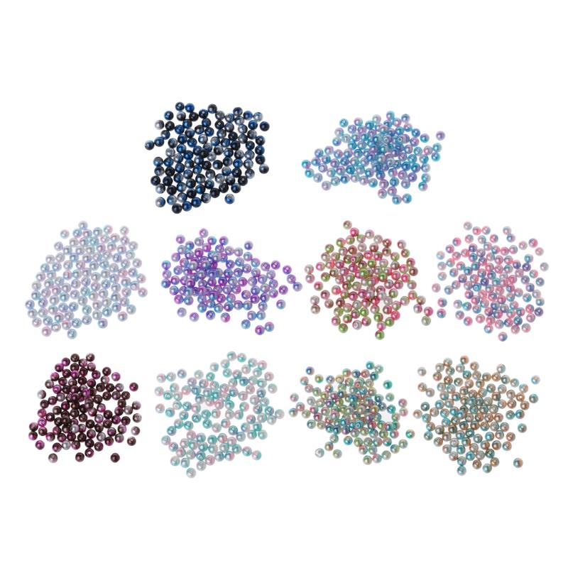 100x Snowflake Spacer Beads Charms Necklace Bracelet DIY Craft 4mm Rose Gold