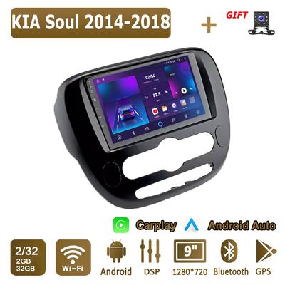 Android Carplay Autoradio für KIA Soul 2014-2018 Multimedia-Player Head Unit Stereo GPS Navigation BT WIFI 2 + 32GB