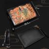 Genuine Leather Clutch Second Carved Cowhide Biker with Perfect for Formal Coin Lucky Gift [jessimi] Men's Bag, Bag, Design, High-Quality Leather,