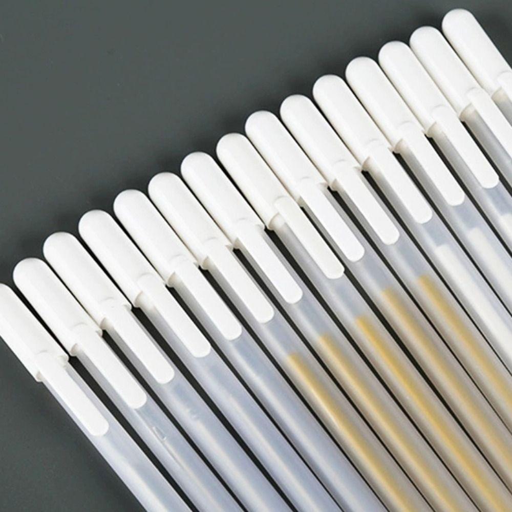 White/Gold/Silver Ink Marker Pen 0.7mm Nib Paint Marker Simple Highlighter Gel Pen  Sketching