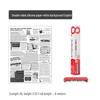 Silicone Oil-Proof Baking Paper with English Retro Print for French Fries, Sandwiches, Burgers, Bread, and Pizza