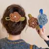 Flower Duckbill Hair Clip Plush Shark Clip New Hair Claw Clip
