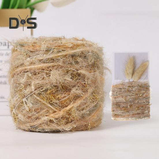 Hand Spun Art Yarn Hand Blended Yarn Colorful Handmade Crafting Yarn for Jewelry Making Junk Magazines Knitting Crafts Card Making