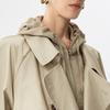 JNBY Classic Cotton Long Trench Coat