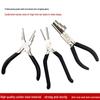 Handheld Wire Winding Pliers with Black Handle - Coil and Rope Maker, Irregular Cylinder, Six-Segment Clamping