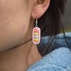 Earring for Women Resin Drop Custom Made Handmade Cute Girls Sweet Gift Cookies Macaron Cake Food Donuts