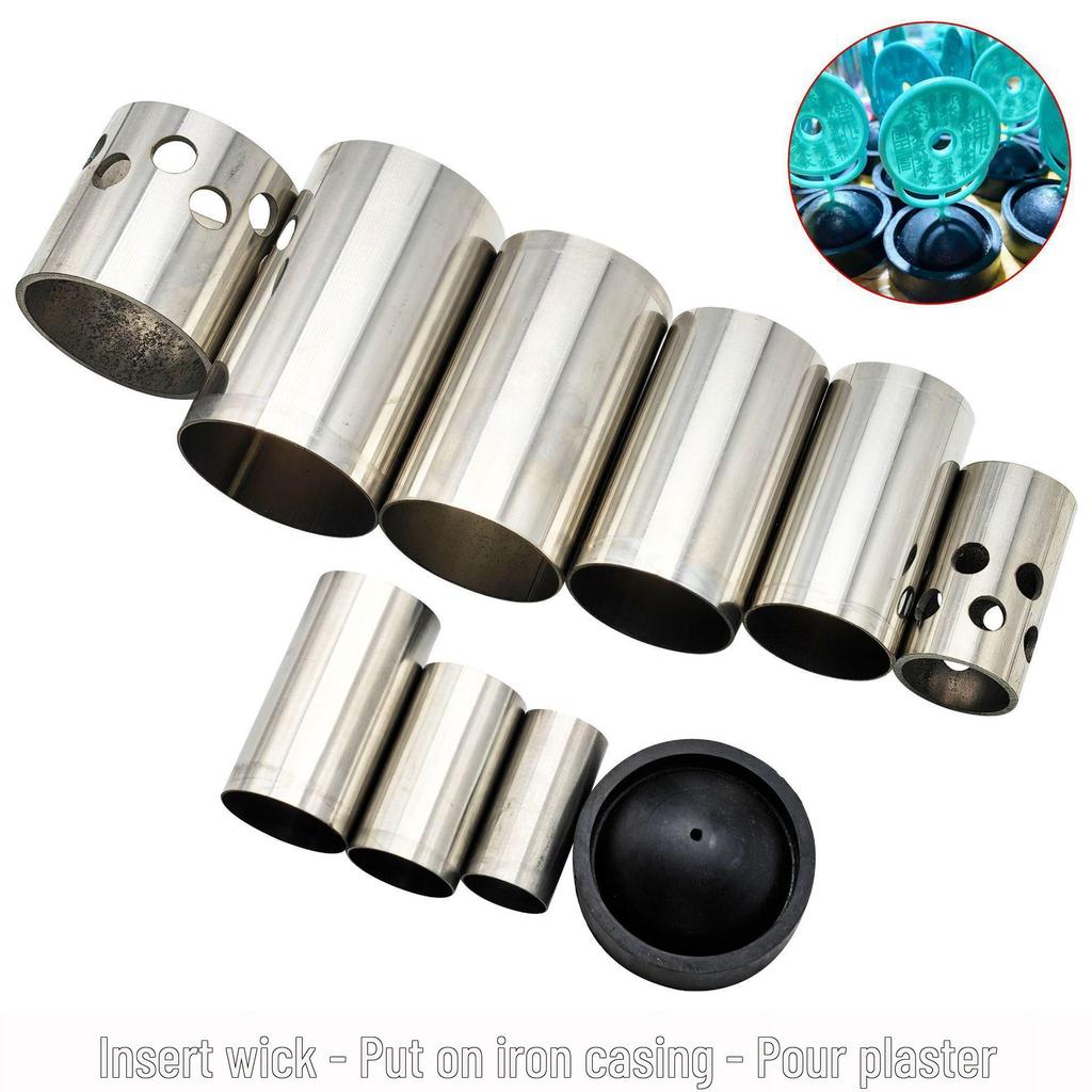 Gold & Silver Jewelry Mold: Iron Shell, Rubber Base, Wax Mold, Casting Tools & Gold Beating Equipment
