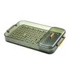 Dark Green Color Water Drainage Tea Tray Kitchen Counter Drain Board  Dish Drying
