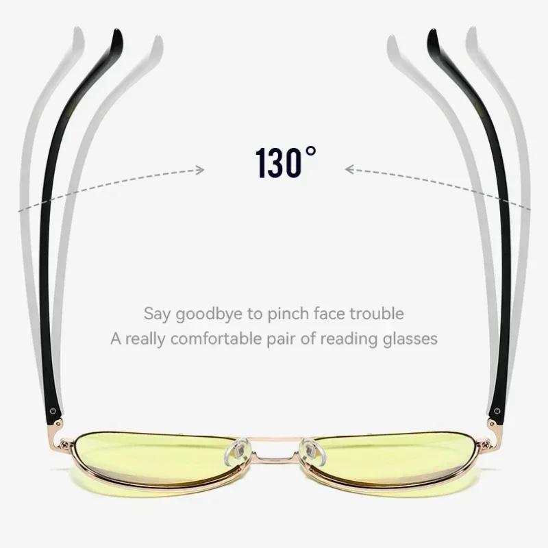 Óculos de Leitura Multifocais Progressivos para Mulheres Homens Moda Tendência Mudança de Cor Visão Noturna Óculos de Grau Óculos de Sol