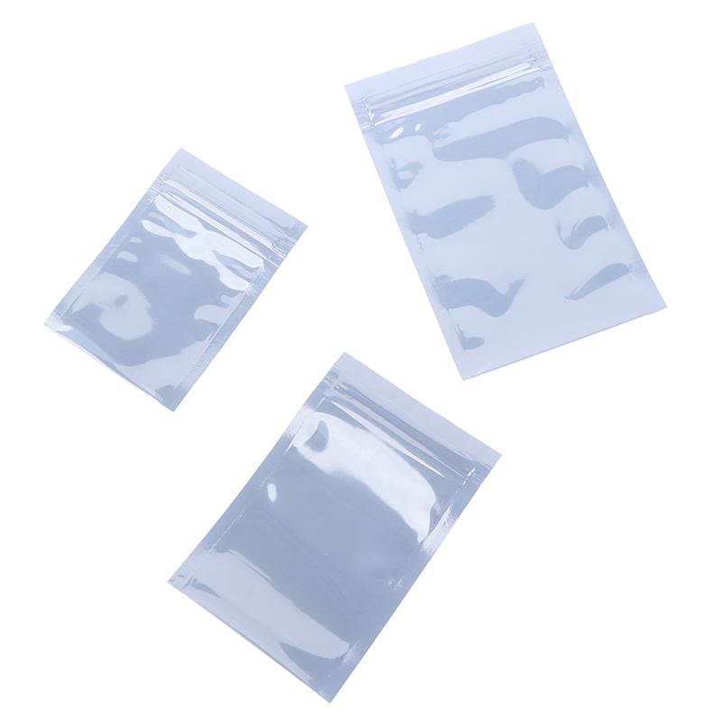 100Pcs Antistatic Storage Bag Ziplock Bags Resealable Pouch For Package