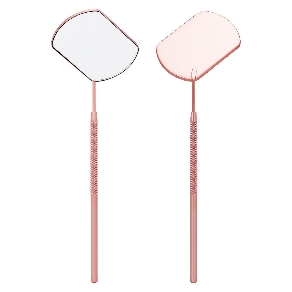 Portable Stainless Steel Eyelash Inspection Mirror for Grafting