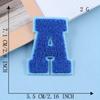 Fashion Colorful Letter Embroidered Patch, Heat Transfer Sew on Clothes Decorative Patch