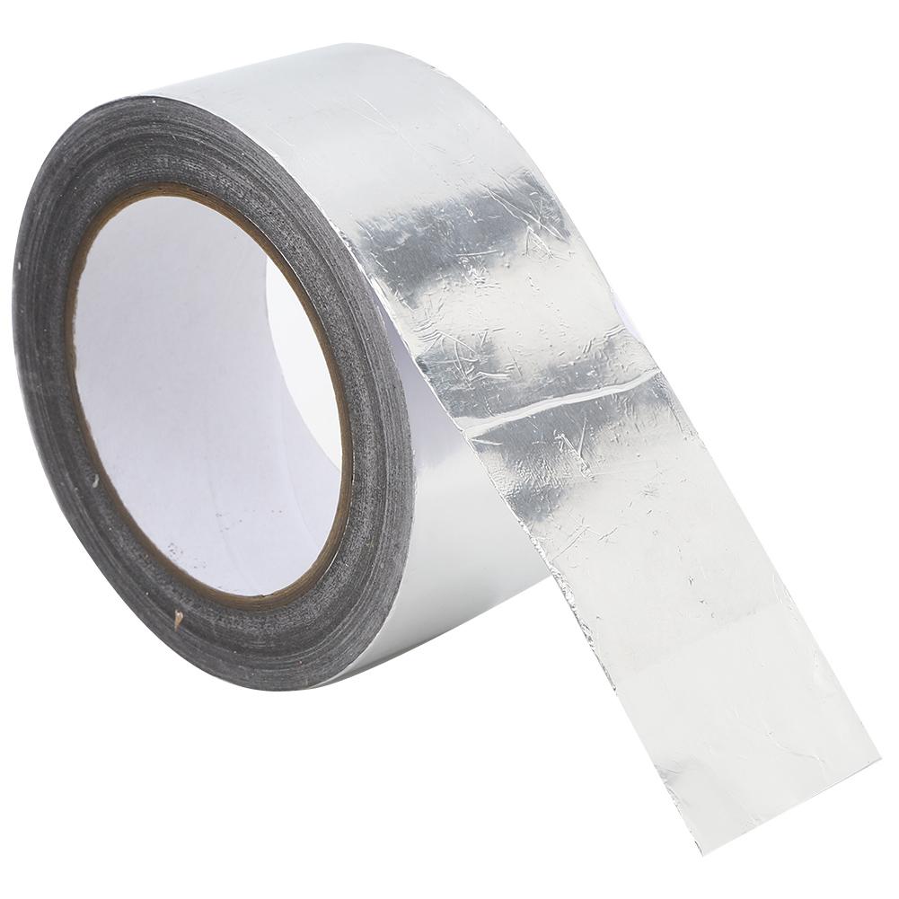 50 mm x 30 m vanntett flammehemmende sølv aluminiumsfolie selvklebende tape for rørledning