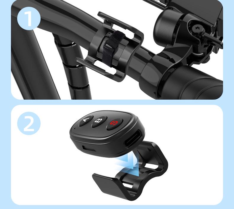 Portable Bluetooth Remote for Cross-border Sports Camera - Compatible with DJI Action, Insta360, and GoPro