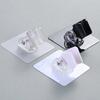 Shower Bracket Self Adhesive Moisture-proof Strong Stickiness Waterproof Simple Installation Punch Free ABS Multi-Angle Adjustable Shower Arm Bracket