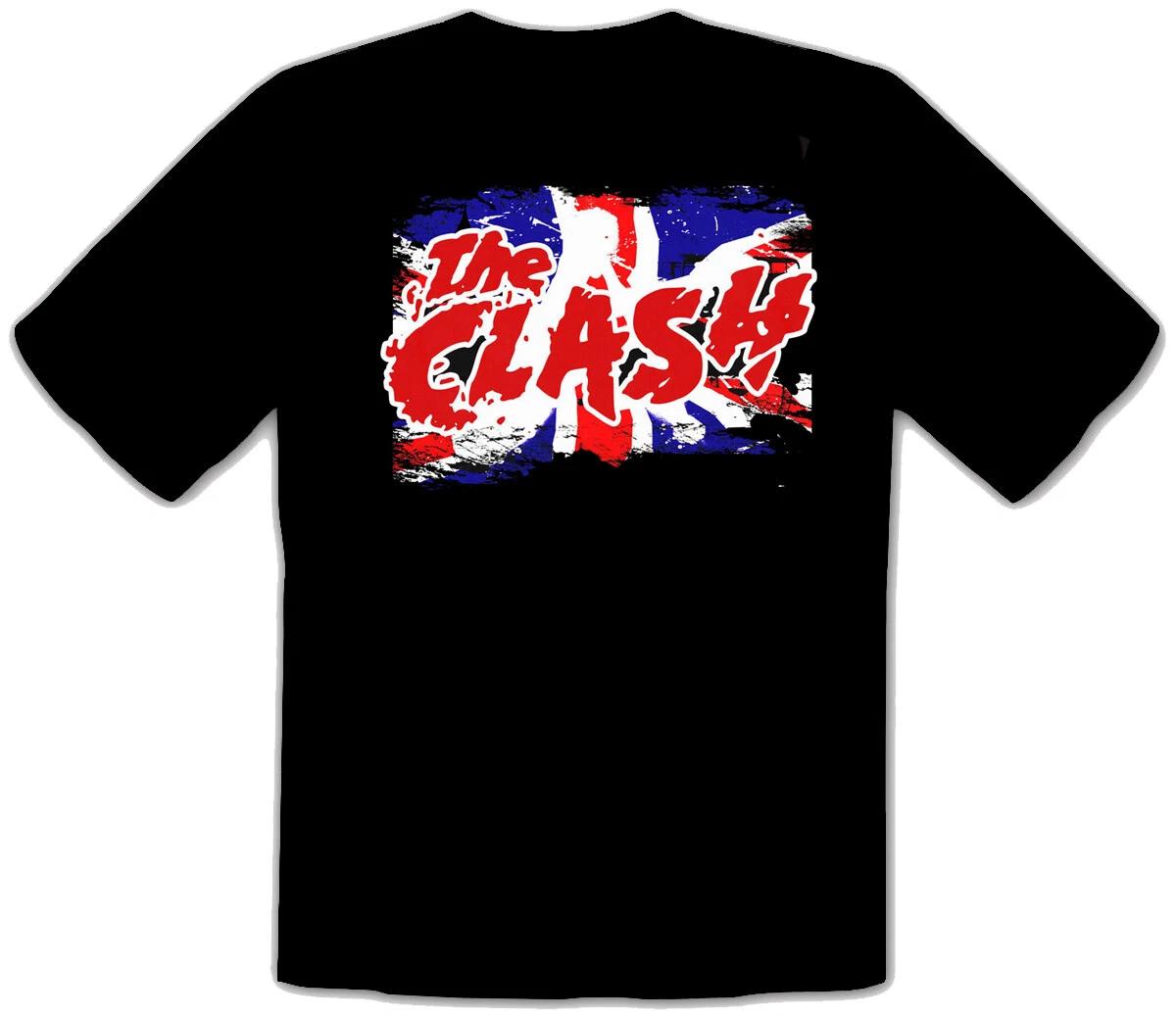

The Clash Правила Рок-музыки Черная футболка -088- 2XL